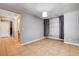 Bedroom with tiled floors, closet, and bright natural lighting at 262 Calvino Ave, Las Vegas, NV 89183