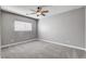 Bedroom with a ceiling fan and carpeted floors at 262 Calvino Ave, Las Vegas, NV 89183