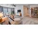 Bright living room features modern decor, plush seating, and a stylish entertainment center at 262 Calvino Ave, Las Vegas, NV 89183