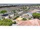 Exterior shot of a well-kept yard with an outdoor patio and native desert landscaping at 2899 Brook Trout Ct, Henderson, NV 89052