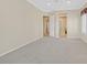 Bedroom with neutral carpet, white walls, and trim at 2899 Brook Trout Ct, Henderson, NV 89052