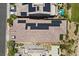 Aerial view of a residential roof with solar panels at 3 Vicolo Sebino, Henderson, NV 89011