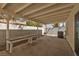 Covered patio with a built-in counter, offering a relaxing outdoor living space at 317 Brent Ct, Henderson, NV 89074