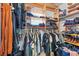 Organized walk-in closet with ample storage space for clothes and shoes at 3871 Trellis View Ave, Las Vegas, NV 89115