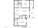 Detailed floor plan showcasing the layout and dimensions of the property at 4200 S Valley View Blvd # 1120, Las Vegas, NV 89103