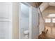 An inside view of a downstairs powder room at 426 Lost Trail Dr, Henderson, NV 89014
