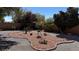 Desert landscaped backyard featuring decorative rock, cacti, and a serene outdoor space at 4732 S Adriano Way, Pahrump, NV 89061