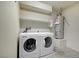 Laundry room featuring a modern washer and dryer at 4841 Raw Umber Ct, Las Vegas, NV 89131