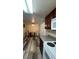 Bright kitchen with granite counters and dining area at 5000 Indian River Dr # 483, Las Vegas, NV 89103