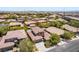 A high-angle shot of the neighborhood and the home at 5568 Table Top Ln, Las Vegas, NV 89135