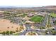 Aerial view showing the local school and its sports facilities at 5568 Table Top Ln, Las Vegas, NV 89135