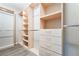 A walk-in closet with custom shelving, providing ample storage space at 5568 Table Top Ln, Las Vegas, NV 89135
