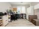 Bright office space with built in storage and large window with plantation shutters at 6617 Golden Bit Ave, Las Vegas, NV 89131