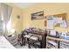 Cozy bedroom featuring a compact desk setup with workspace and neutral decor at 7032 Wonderberry St, Las Vegas, NV 89131
