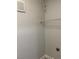 A functional closet space features a wire shelf for organized storage solutions at 8101 W Flamingo Rd # 1102, Las Vegas, NV 89147