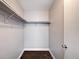 Spacious walk-in closet featuring built-in shelving and bar for organizing clothes at 8600 W Charleston Blvd # 1059, Las Vegas, NV 89117