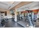 Fitness center with modern exercise equipment, mirrors, and neutral color palette at 8600 W Charleston Blvd # 1059, Las Vegas, NV 89117