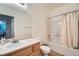Bathroom featuring a shower and tub combination, with a large mirror at 9050 Warm Springs Rd # 2050, Las Vegas, NV 89148