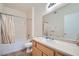 Bathroom featuring a shower and tub, and a light colored vanity at 9050 Warm Springs Rd # 2050, Las Vegas, NV 89148