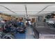 Spacious garage featuring ample storage space for tools, equipment, and parking at 9100 Shelter Cove Ct, Las Vegas, NV 89117