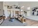 Open concept living space, with views of the kitchen and second floor loft area at 916 Pro Players Dr, Las Vegas, NV 89134