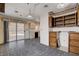 Kitchen with tile flooring and sliding glass doors that lead to the pool area at 9337 Quail Ridge Dr, Las Vegas, NV 89134