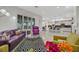 Open concept living space showcasing living room and kitchen with cohesive design elements at 1805 Prichard Ave, Henderson, NV 89052