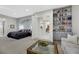 An expansive main bedroom with a sitting area and built-in bookshelves at 1805 Prichard Ave, Henderson, NV 89052