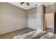 Bedroom features carpet floors, base molding, closet and a door to another room at 1904 Hot Oak Ridge St, Las Vegas, NV 89134