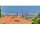 Rooftop view featuring Las Vegas cityscape and desert mountains on the horizon at 1904 Hot Oak Ridge St, Las Vegas, NV 89134