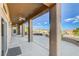 Expansive patio with ceiling fans, offering mountain views at 1904 Hot Oak Ridge St, Las Vegas, NV 89134