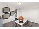 Bright home office featuring sound dampening and sliding closet doors at 3058 Casarano Ct, Henderson, NV 89044