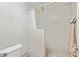 Clean bathroom featuring a tiled stand-up shower and modern fixtures at 3930 University Center Dr # 804, Las Vegas, NV 89119