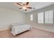 Bright bedroom with natural light and neutral carpet at 3949 Amanda Bay Ave, North Las Vegas, NV 89081