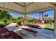 Community playground featuring picnic tables, play structures, walking paths and mature landscaping at 3949 Amanda Bay Ave, North Las Vegas, NV 89081