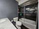 Clean bathroom with great sink and shower features at 4823 El Tesoro Ave, Las Vegas, NV 89121