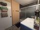 Bathroom featuring a shower with sliding glass doors and vanity at 4823 El Tesoro Ave, Las Vegas, NV 89121