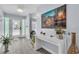 Stylish entryway leads to the living area with modern decor at 5486 Alfred Dr, Las Vegas, NV 89108