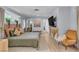 Comfortable main bedroom with a queen-sized bed, stylish decor, and warm lighting creates a relaxing retreat at 5486 Alfred Dr, Las Vegas, NV 89108