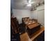 Comfortable bedroom with hardwood floors, closet space, and a charming decor at 6363 Berry Patch Way, Las Vegas, NV 89142