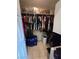 Walk-in closet with ample hanging space and storage options keeps things organized at 6363 Berry Patch Way, Las Vegas, NV 89142