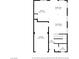 A schematic floor plan of the home's first level shows the kitchen, living room, and garage layout at 6377 W Haleh Ave, Las Vegas, NV 89141