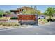 Skystone neighborhood entrance sign with stone base, attractive landscaping, and community atmosphere at 6433 Farness St, Las Vegas, NV 89135