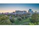 Panoramic aerial view of Las Vegas cityscape, showcasing hotels and resorts against a stunning sunset at 882 Tam O Shanter, Las Vegas, NV 89109