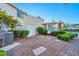 Private backyard with privacy fence and patio at 882 Tam O Shanter, Las Vegas, NV 89109