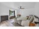 Bright bedroom with a large window and stylish decor at 882 Tam O Shanter, Las Vegas, NV 89109