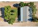 Overhead view of house featuring a backyard, landscaping, and outdoor living space at 12992 State Hwy 160, Las Vegas, NV 89161