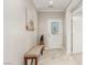 Inviting entryway with tiled floors and a decorative glass front door at 1304 Fantastic Ct, North Las Vegas, NV 89081