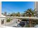 Take in the views on this balcony overlooking a golf course and palm trees at 135 E Harmon Ave # 2702, Las Vegas, NV 89109