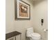 This bathroom features a toilet and storage at 135 E Harmon Ave # 2702, Las Vegas, NV 89109
